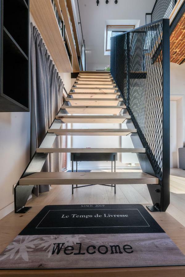 Le Temps De Livresse Apartment Namur Bagian luar foto